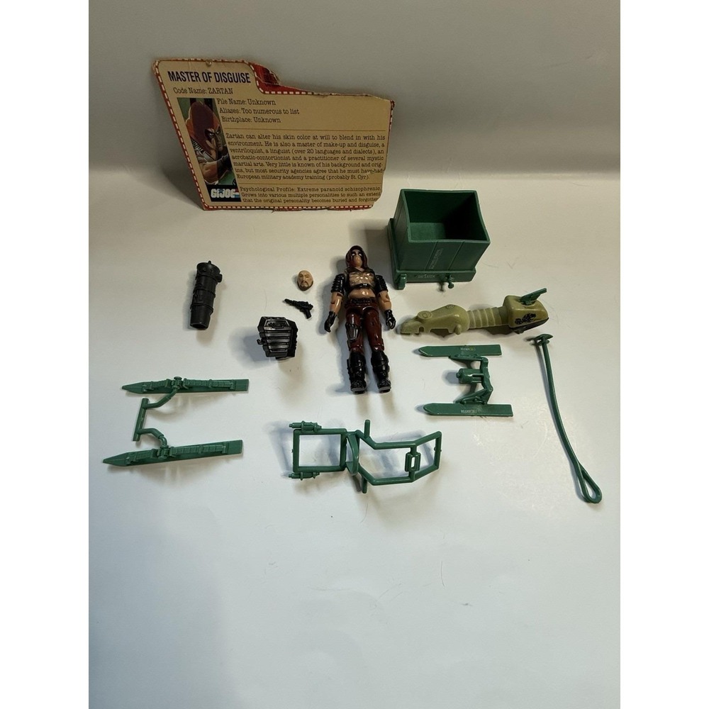 G.I. Joe Zartan With Chameleon Swamp Skier Hasbro ARAH 1984